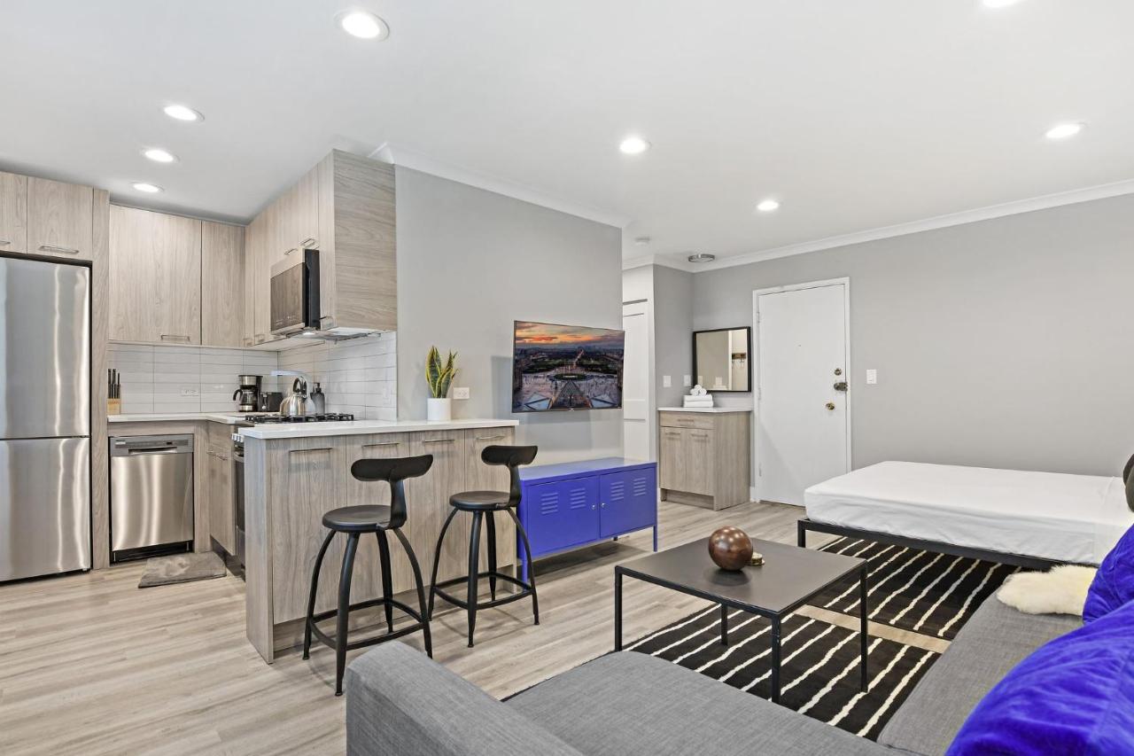 Sophisticated Studio Apartment With Modern Kitchen - Oakdale Od2 Rep Σικάγο Εξωτερικό φωτογραφία